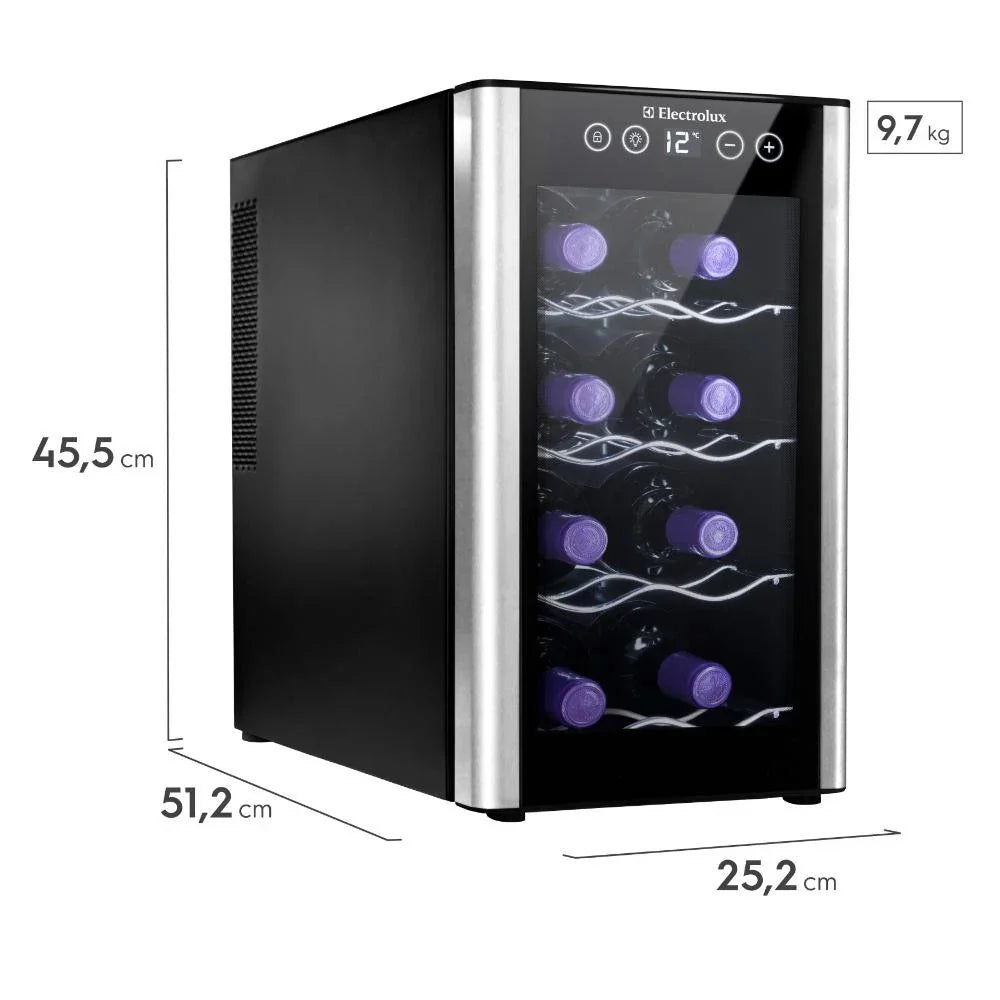 Adega Climatizada Electrolux 8 Garrafas ACB08 Preto Bivolt