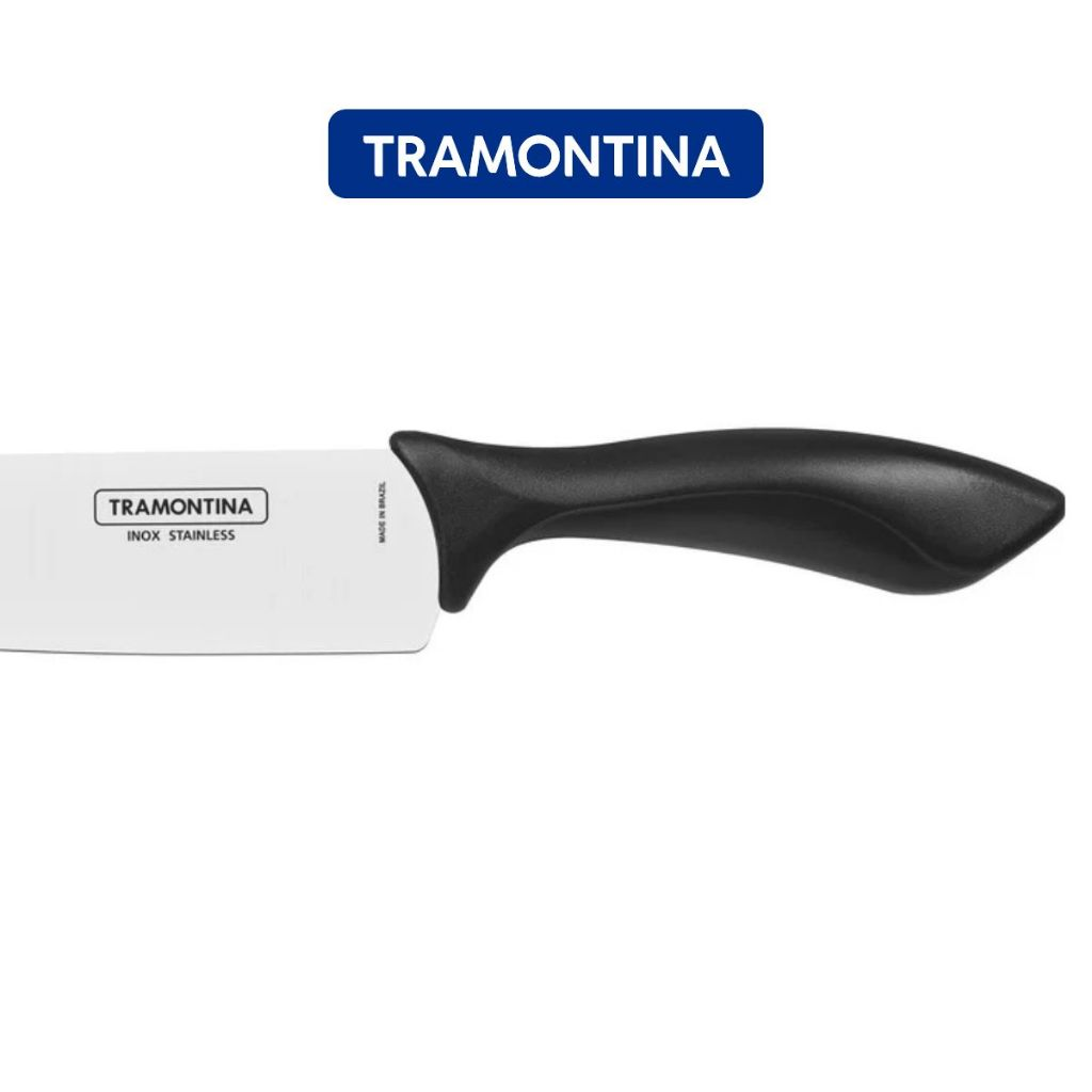 Faca Chef Tramontina Affilata Lâmina Aço Inox Cabo Polipropileno 8"