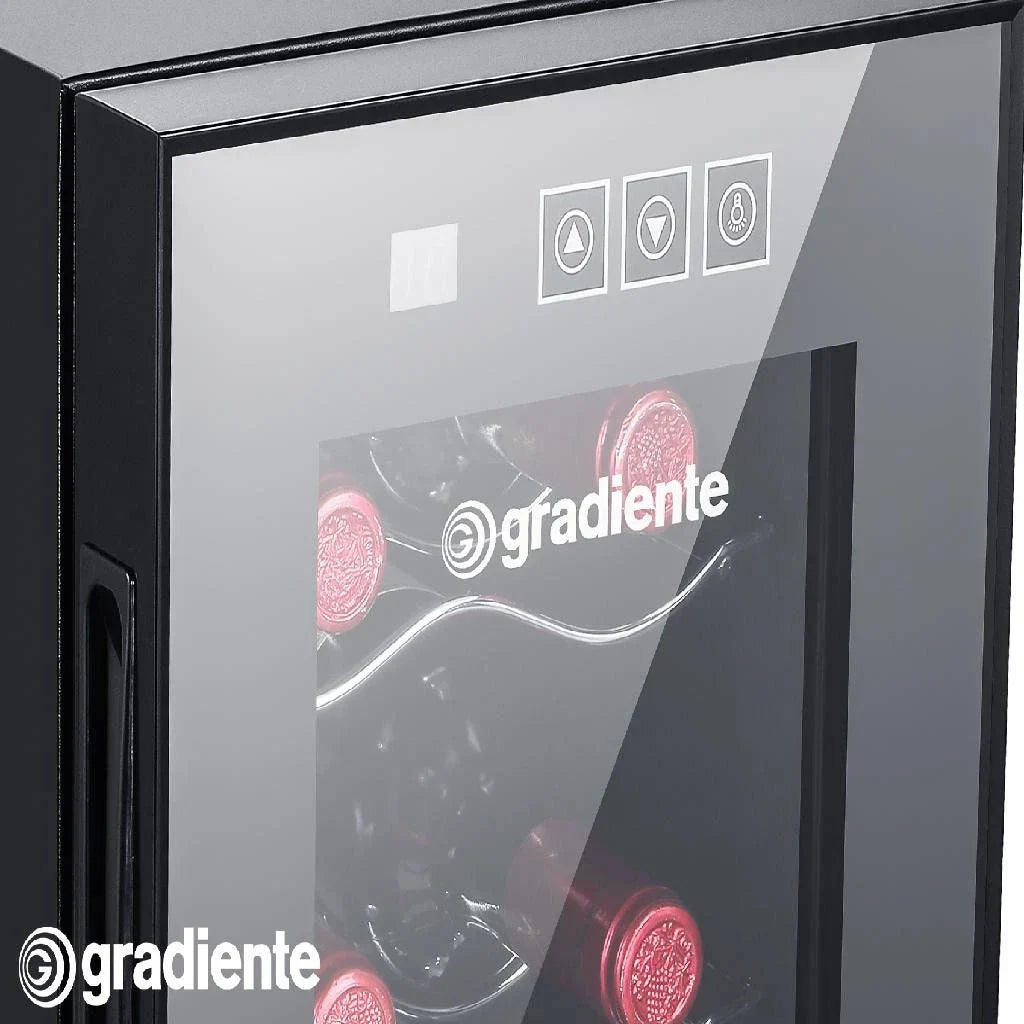 Adega De Vinhos 8 Garrafas Display Digital Gradiente Bivolt