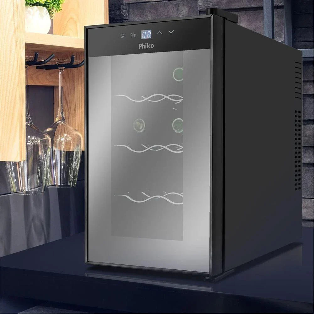 Adega Philco PAD8E 8 Garrafas Display Digital Bivolt